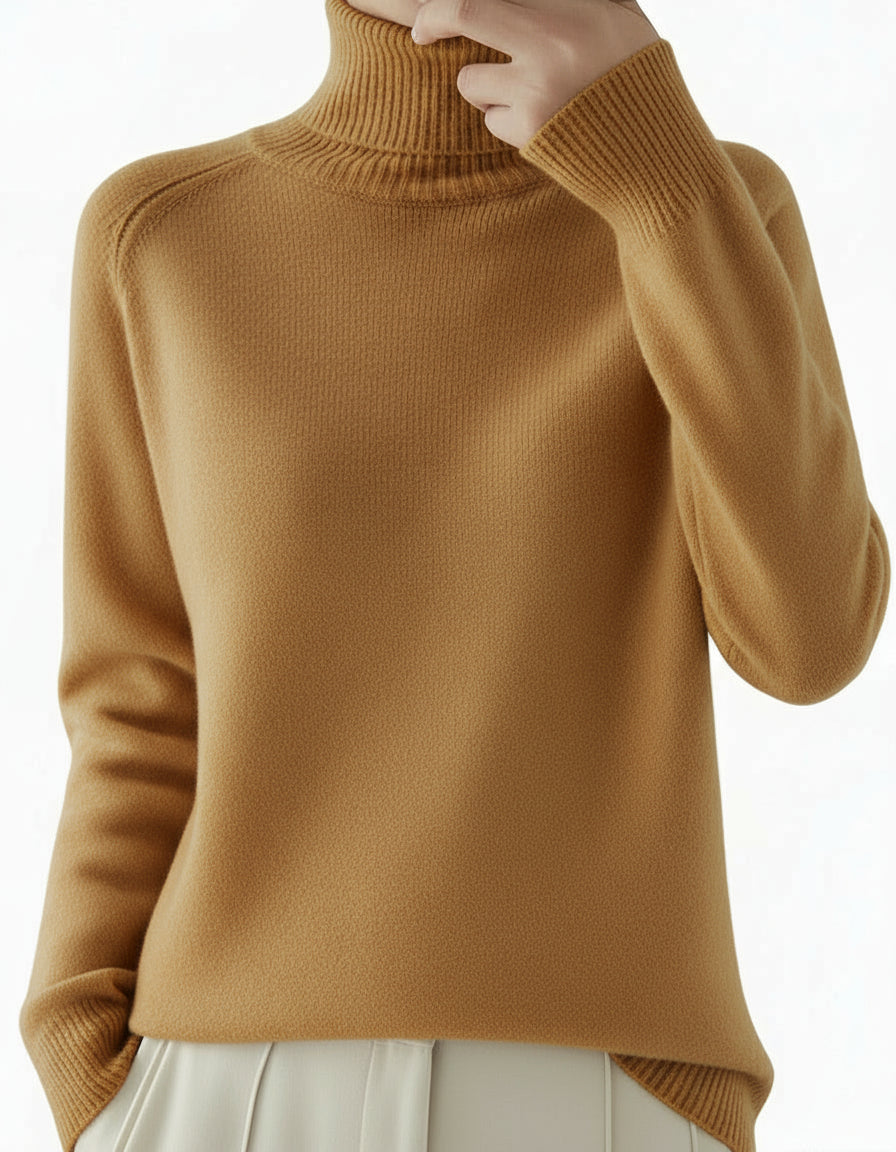 Sweater Women Long Sleeve Turtleneck
