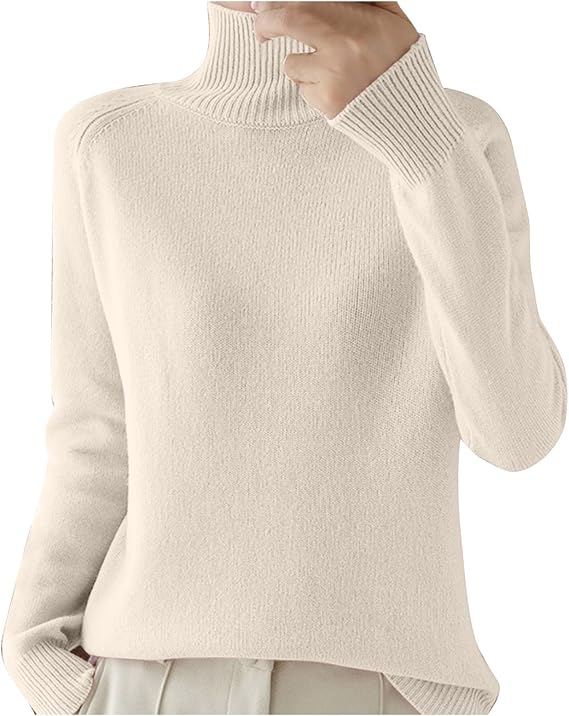 Sweater Women Long Sleeve Turtleneck