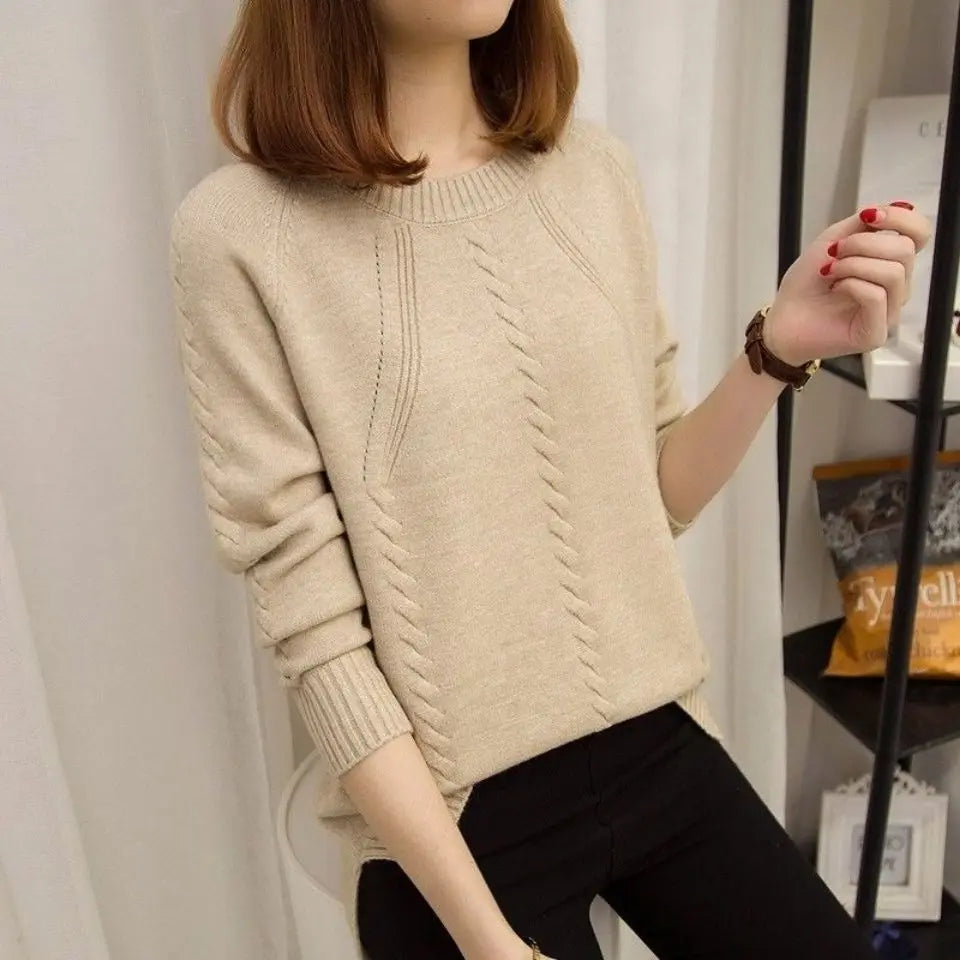 Quiet Luxury Cable-Knit Sweater | Serene Mauve