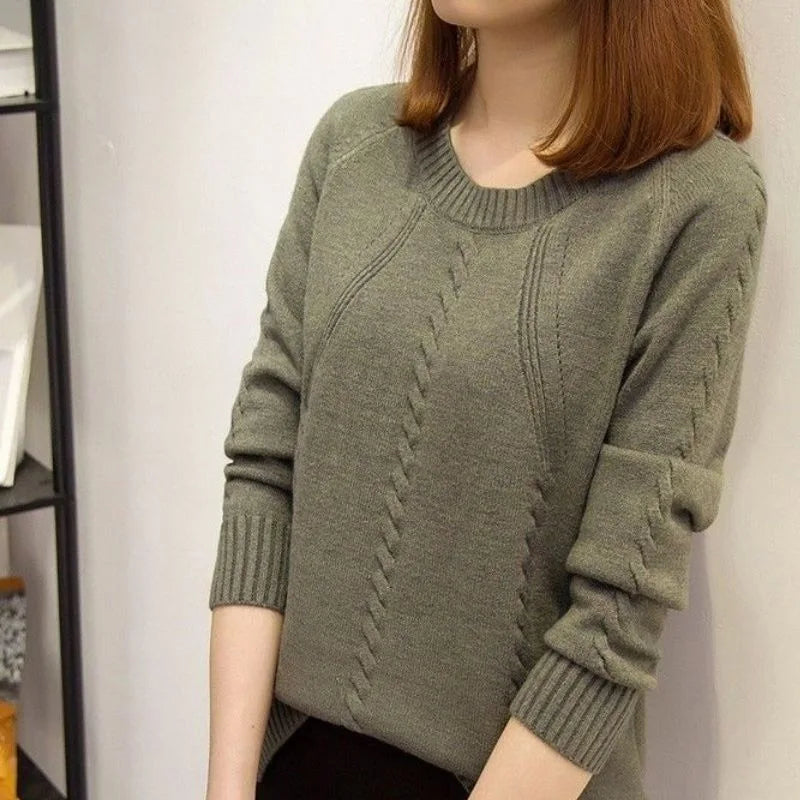 Quiet Luxury Cable-Knit Sweater | Serene Mauve