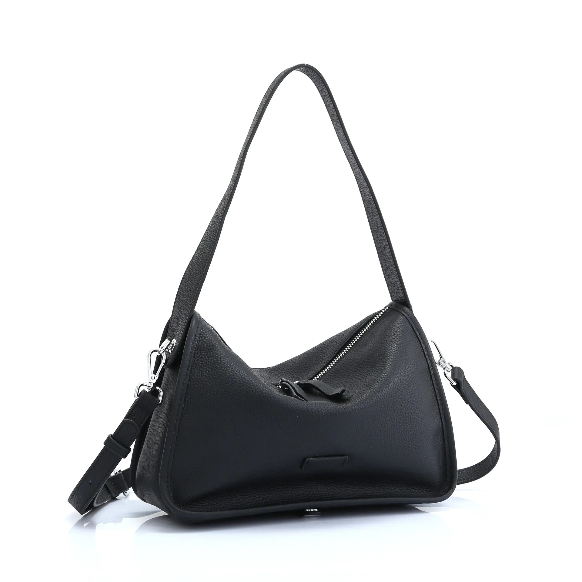 Ladies' Cowhide Spacious Crossbody